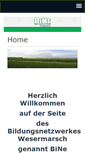 Mobile Screenshot of bildungsnetzwerk-wesermarsch.de
